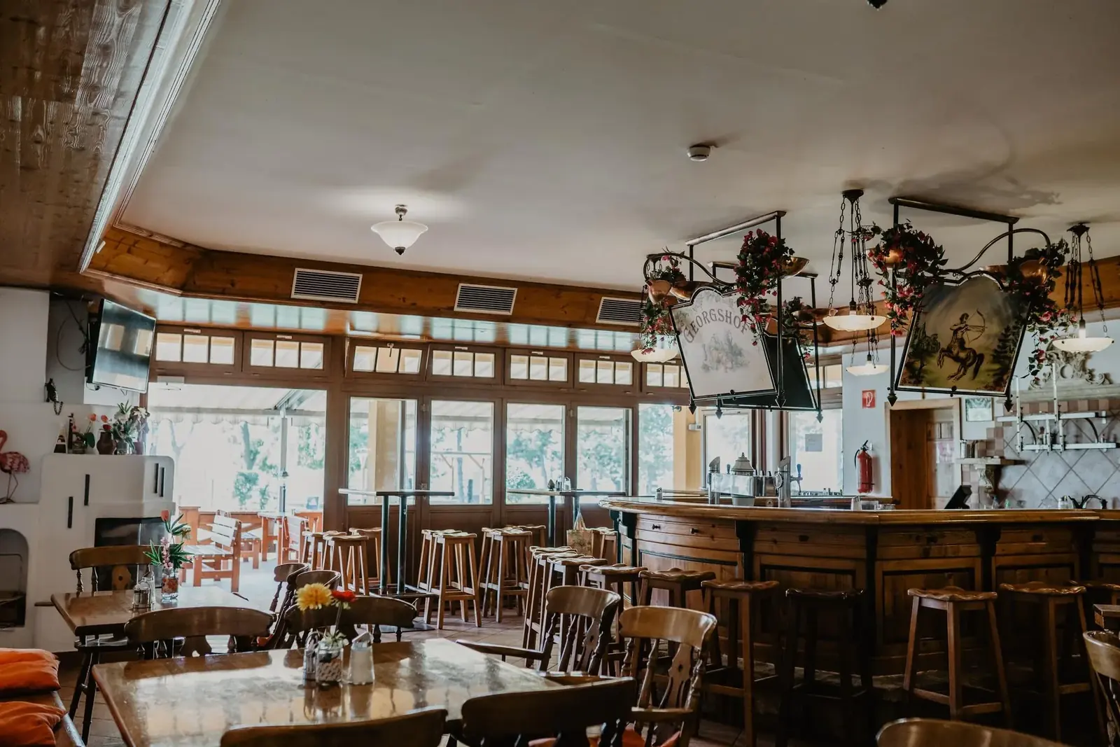 Gastraum des Restaurants am Georgshof